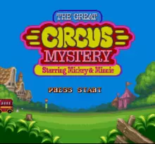 Image n° 7 - screenshots  : Great Circus Mystery Starring Mickey & Minnie, The